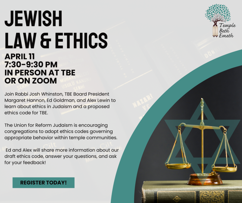 Banner Image for Jewish Law & Ethics