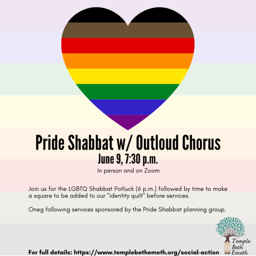 Banner Image for Pride Shabbat Service with Out Loud Choir
