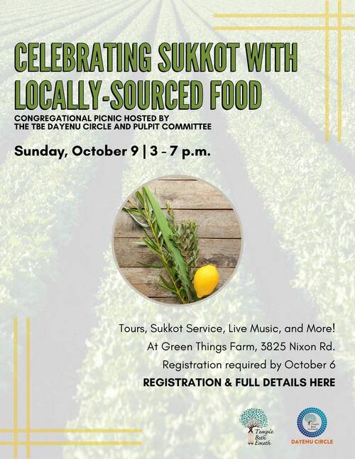 Banner Image for Celebrating Sukkot with Locally-Sourced Food